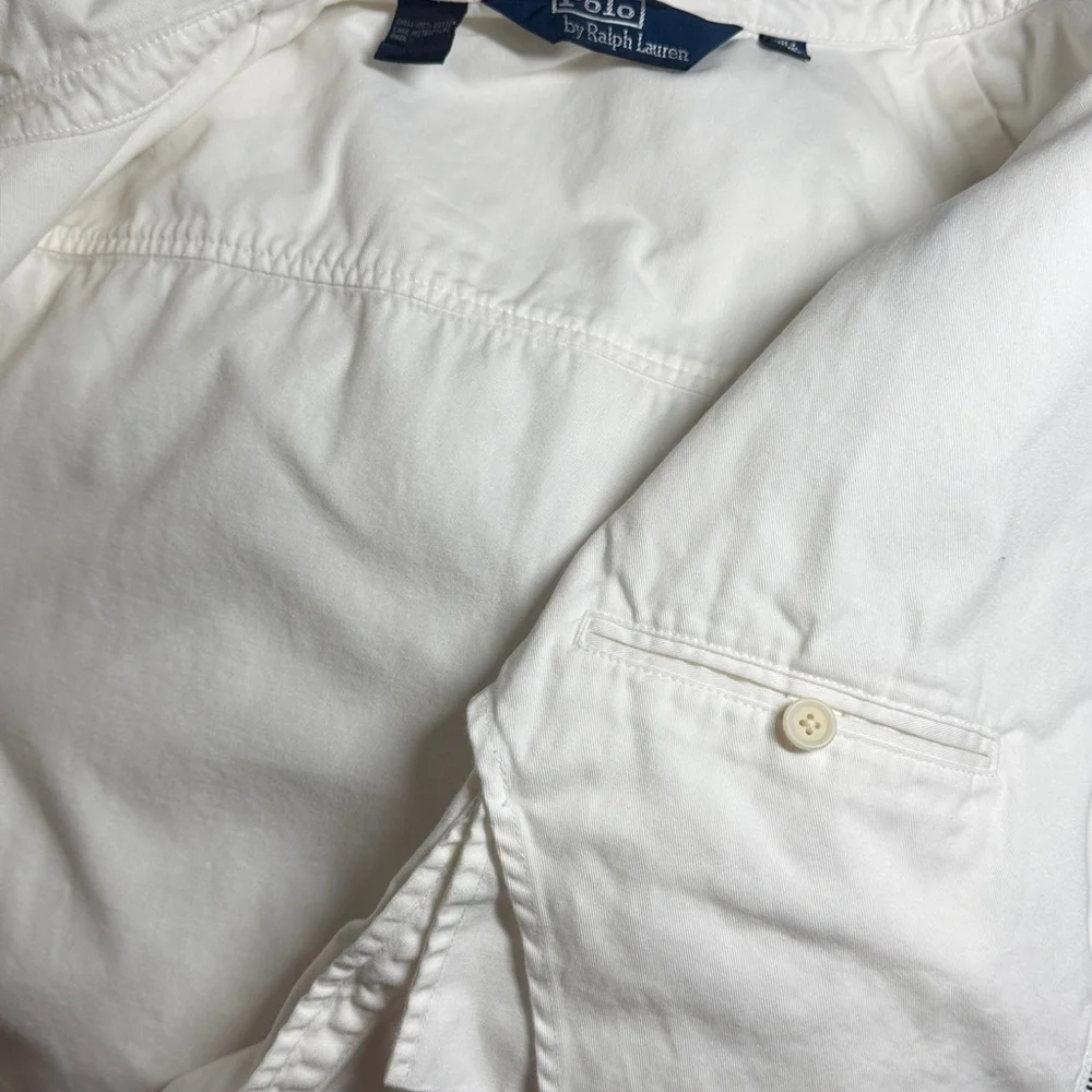 Polo Ralph Lauren Men’s‎ White Zip Cotton Bomber Jacket XXL